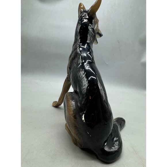 Vintage ceramica German Shepherd Figurine cuernavaca Mexico statue 14" READ - Picture 8 of 16